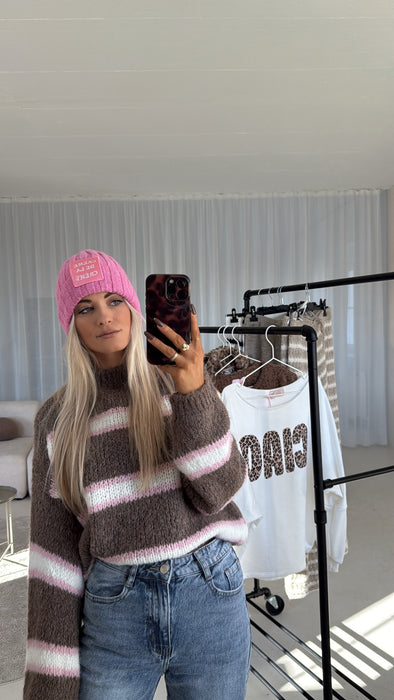 Strickmütze  Pink Creme de La creme- Ohne Rückgaberecht/Hygieneartikel