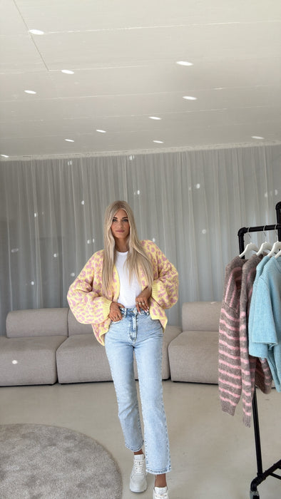 Cardigan Leo Gelb/Rosé