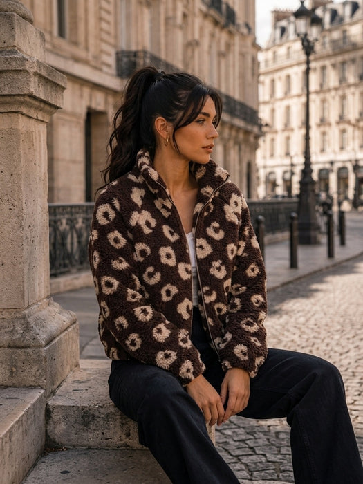 Teddyjacke Leo Café