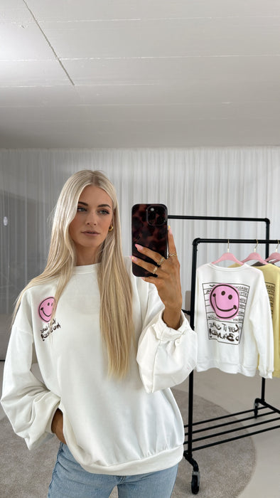 Sweater Smily Weiß