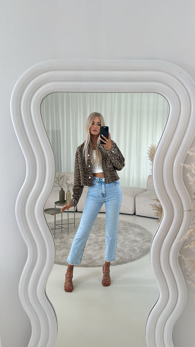 Jeansjacke Leo Braun