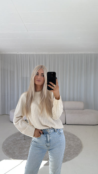 Weicher Pullover Beige