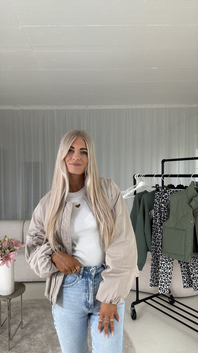 Steppjacke Beige