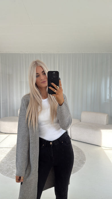 Strickjacke Taupe