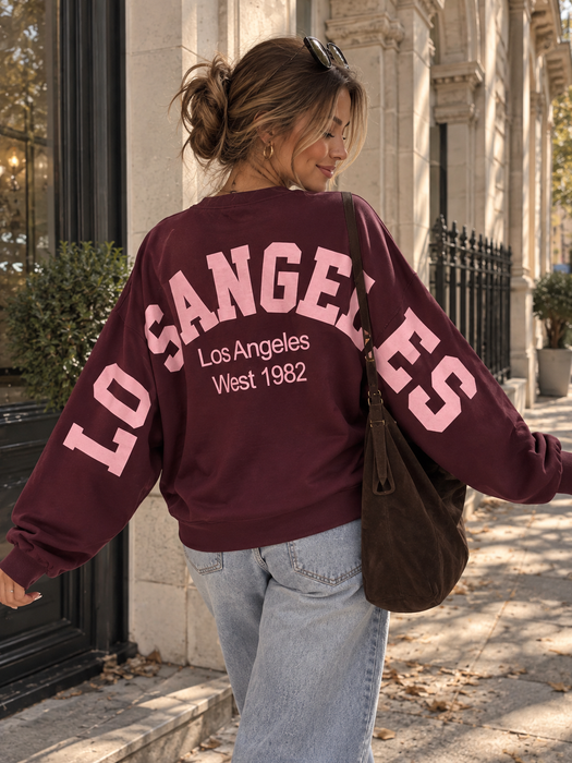 Sweater Burgunder
