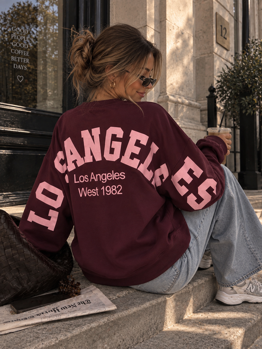 Sweater Burgunder