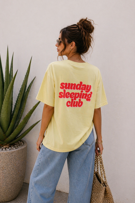 T-Shirt Sunday Light gelb