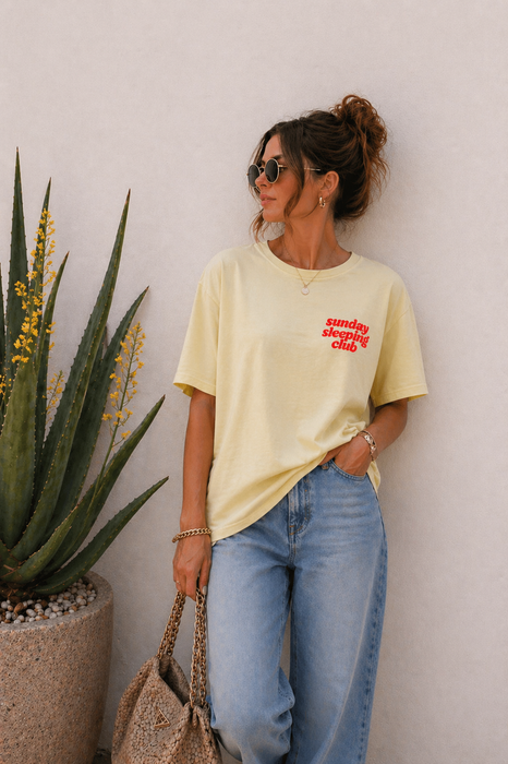 T-Shirt Sunday Light gelb