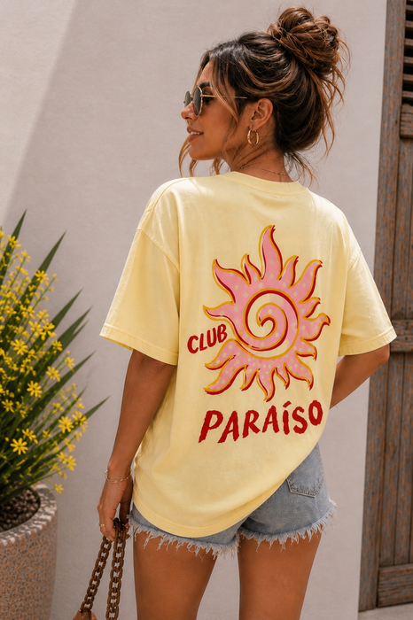 T-Shirt Sun light Gelb