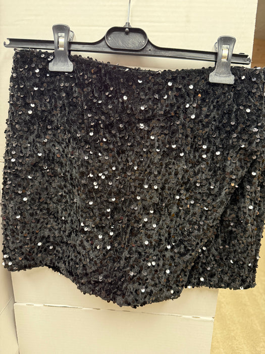 Pailletten Skort Black