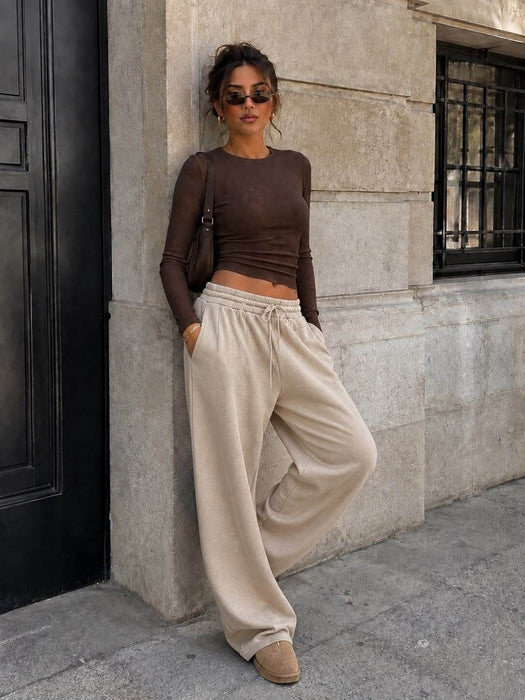 Jogginghose Beige