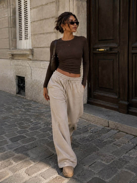 Jogginghose Beige