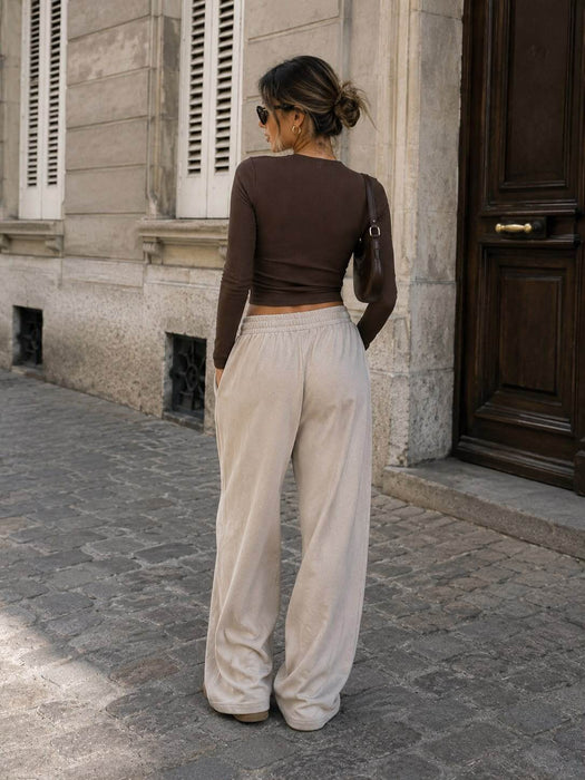 Jogginghose Beige