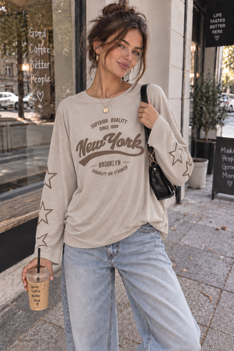 Sweater New York Beige