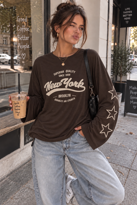 Sweater New York Braun