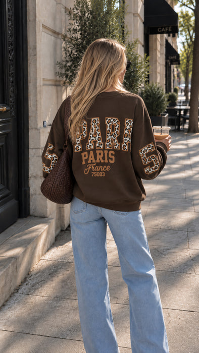 Sweater Leo Print - Ohne Rückgaberecht