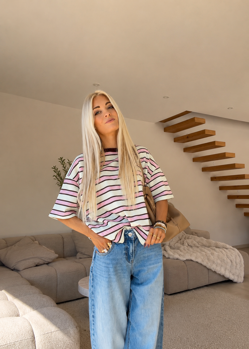 T-Shirt Stripes Mint