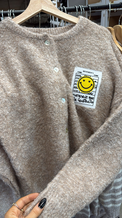 Cardigan Beige Smily