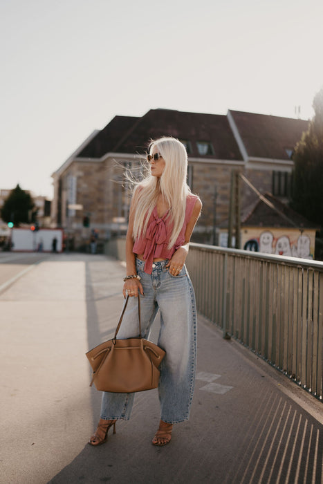 Musselin Oberteil Amber Beere