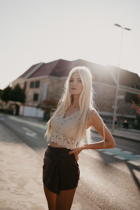 Lace Bra Beige