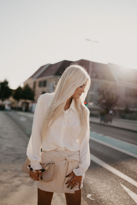 Bluse Weiß
