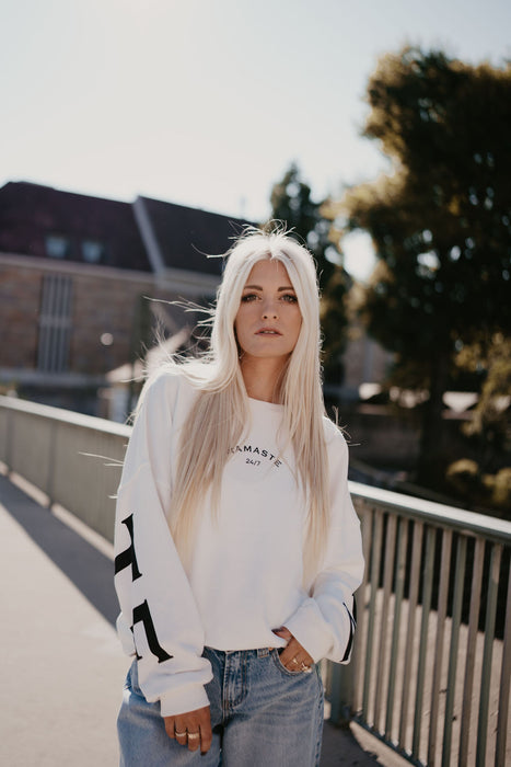 Sweater Namaste Weiß