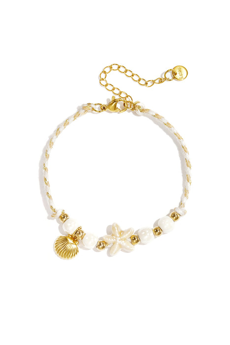 Armband Seestern Beige- Ohne Rückgaberecht
